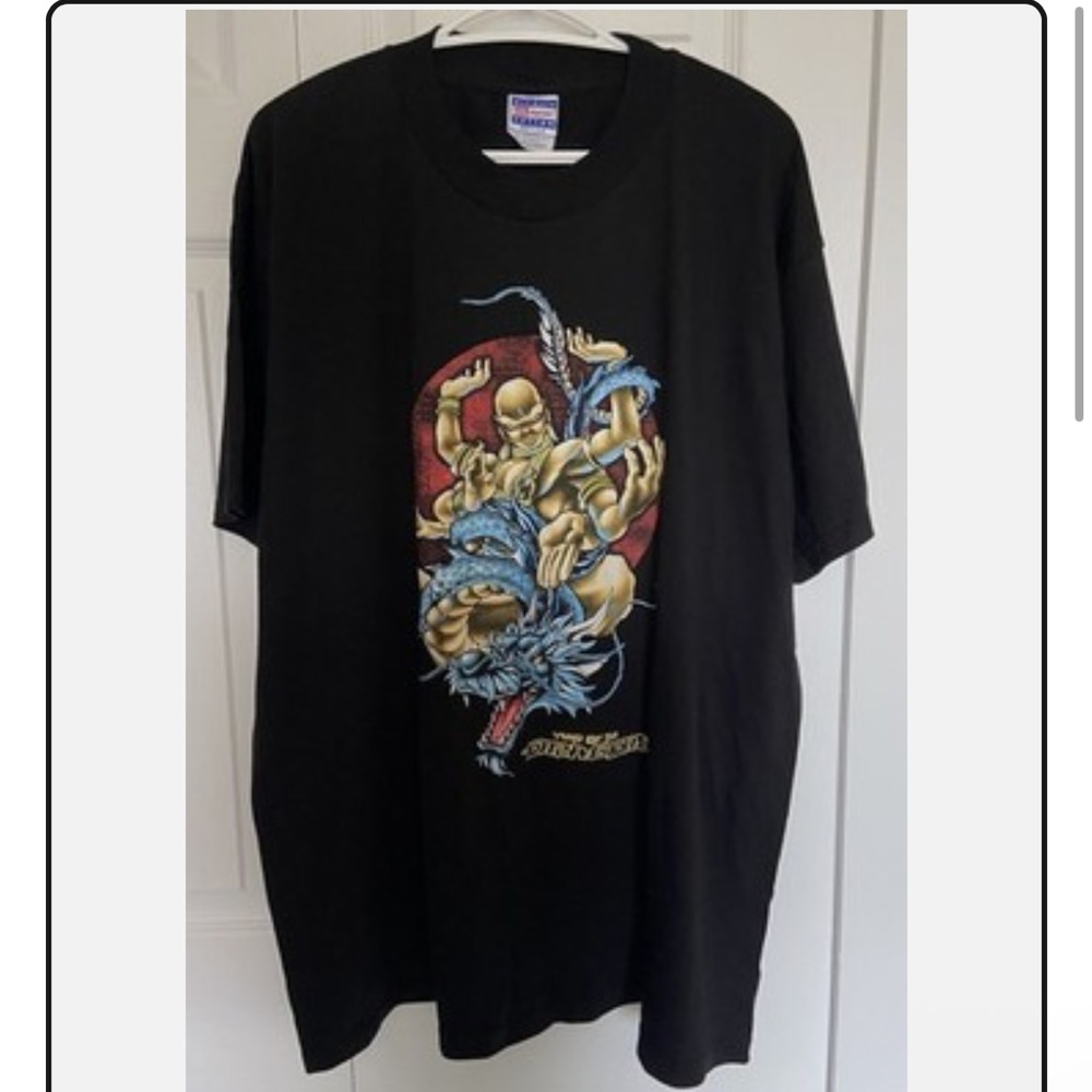 Vintage Hanes Ultimate Cotton t shirt Graphic Year Of The Dragon 2000 Never Worn